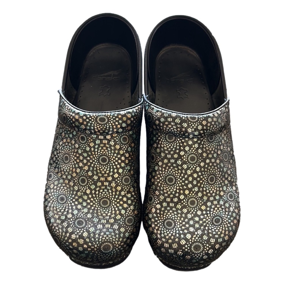 Dansko Mosaic Patterned Clogs